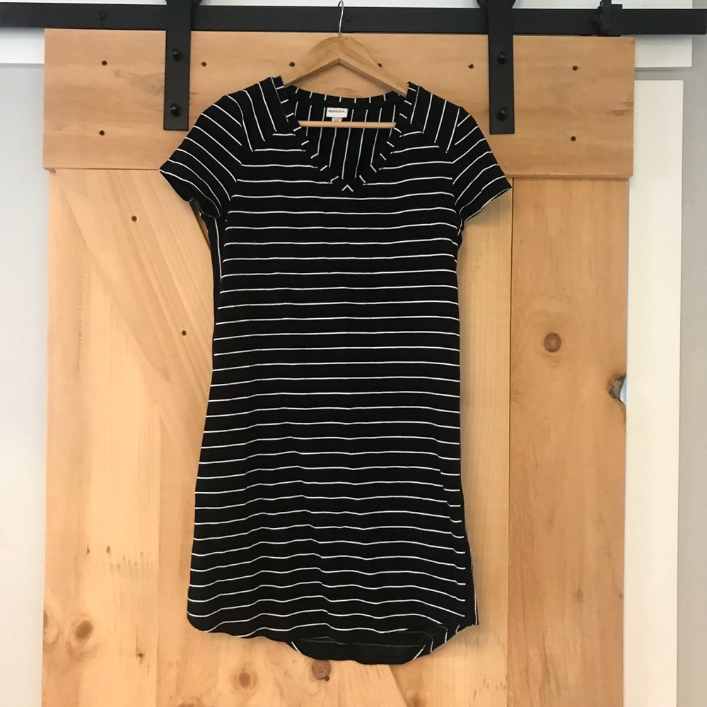 Black striped  dress/tunic